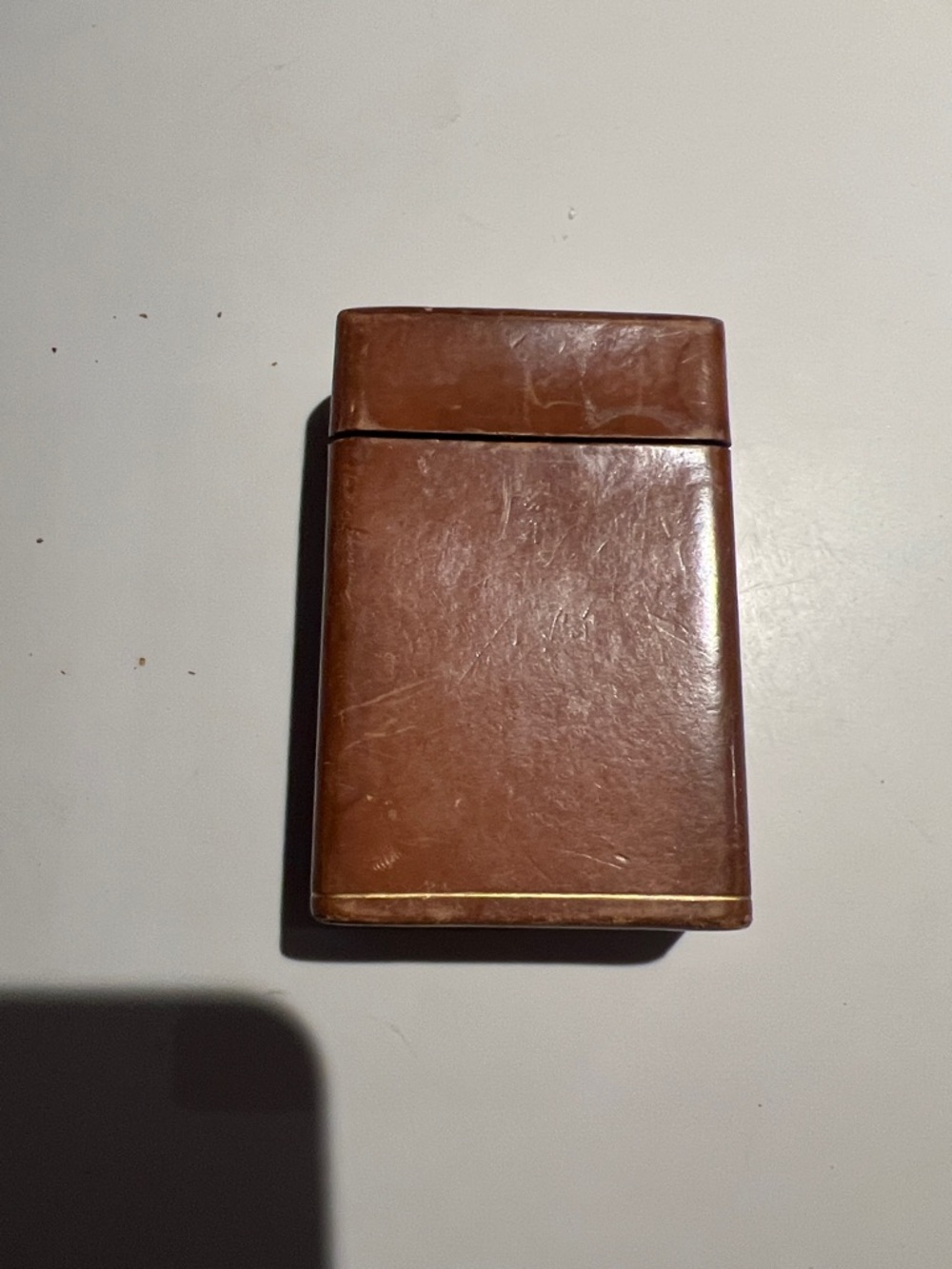A.Antinori ROMA Brown Leather Case